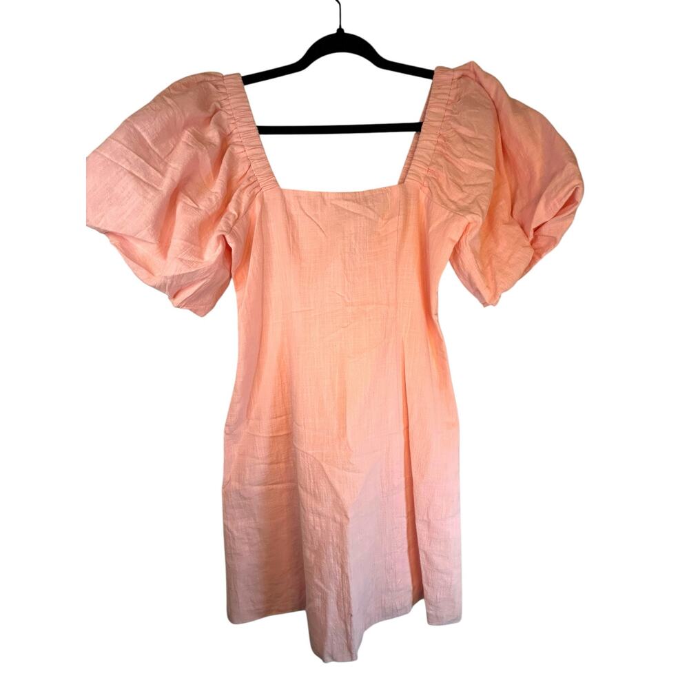 SNDYS Tuscany Baby Pink Cotton Dress - Size M - Picture 12 of 15